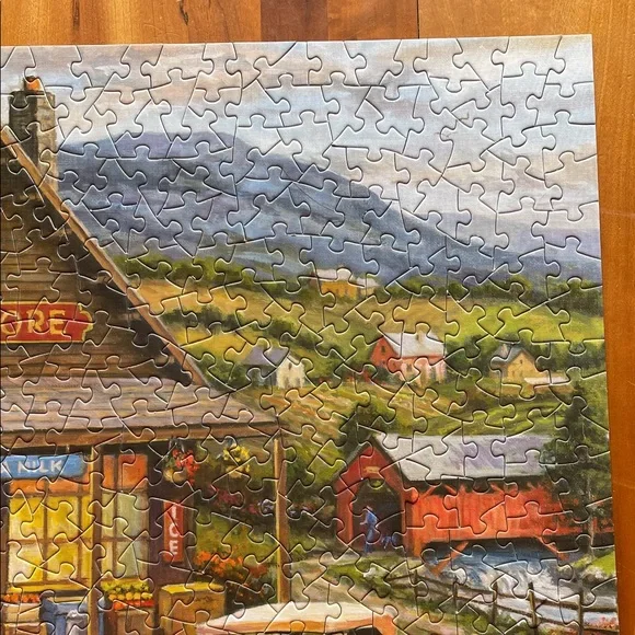 Spilsbury 500-Piece Puzzle - Laura’s General Store with Classic Yellow Car - Picture 8 of 10